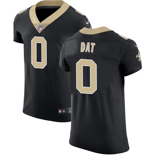 Nike Saints #0 Who Dat Black Team Color Men's Stitched NFL Vapor Untouchable Elite Jersey